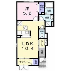 パークヒルズ新発田Ⅱの物件間取画像